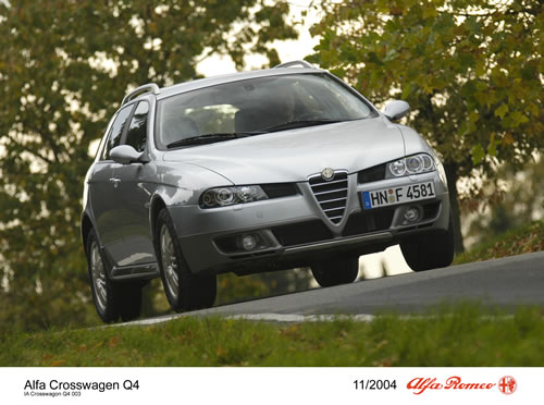 Alfa Romeo 156 Crosswagon Q4 silber Front Straße